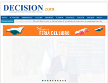 Tablet Screenshot of periodicodecision.com.ar